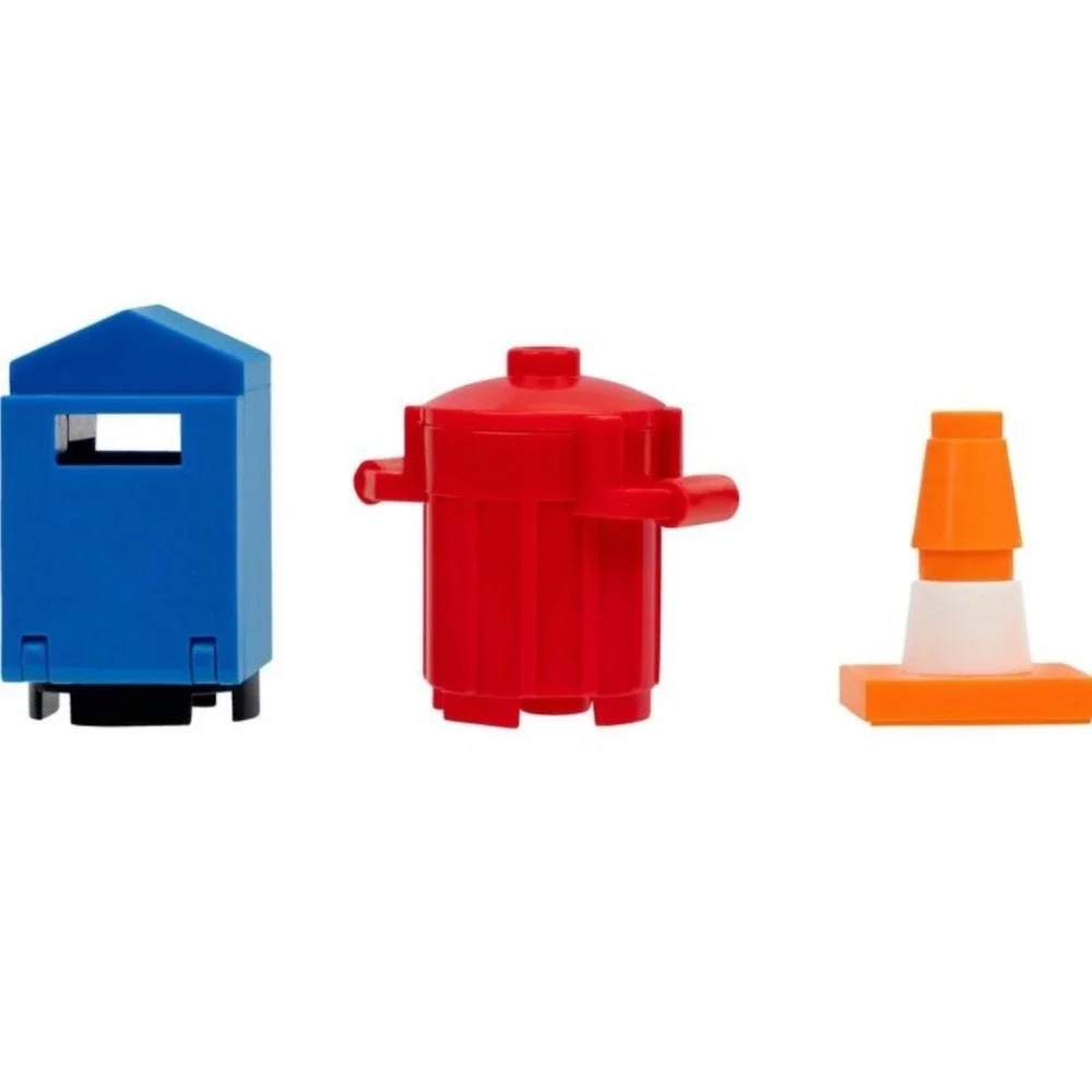 BLDR City Accessory Pack 0233 Building Blocks 73 Pcs Street Signs Lamp Lot of 2